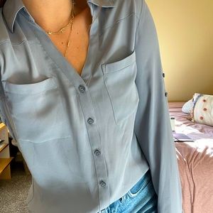 Express button down top